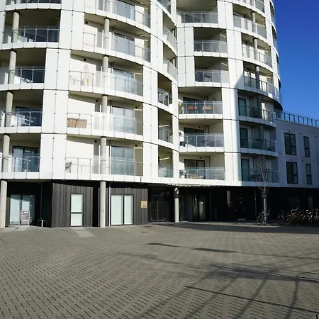 アパート Aalborg Limfjorden Udsigt *